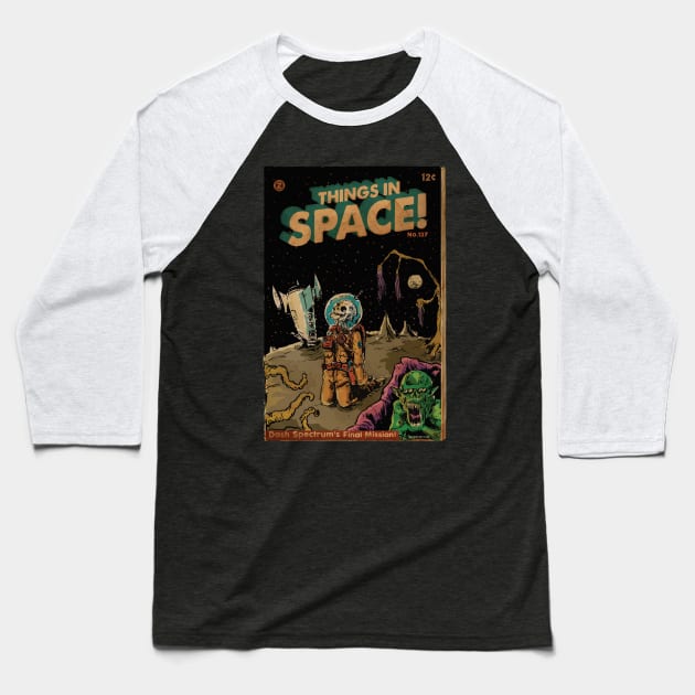 Things In Space No. 137 Baseball T-Shirt by zerostreet